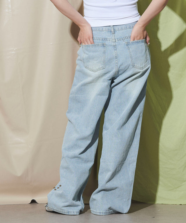 デニム淡 モデル：155cm F着用