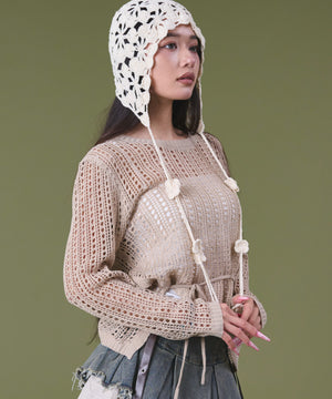 ベージュ モデル：163cm F着用