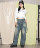 ホワイト 　モデル:168cm F着用