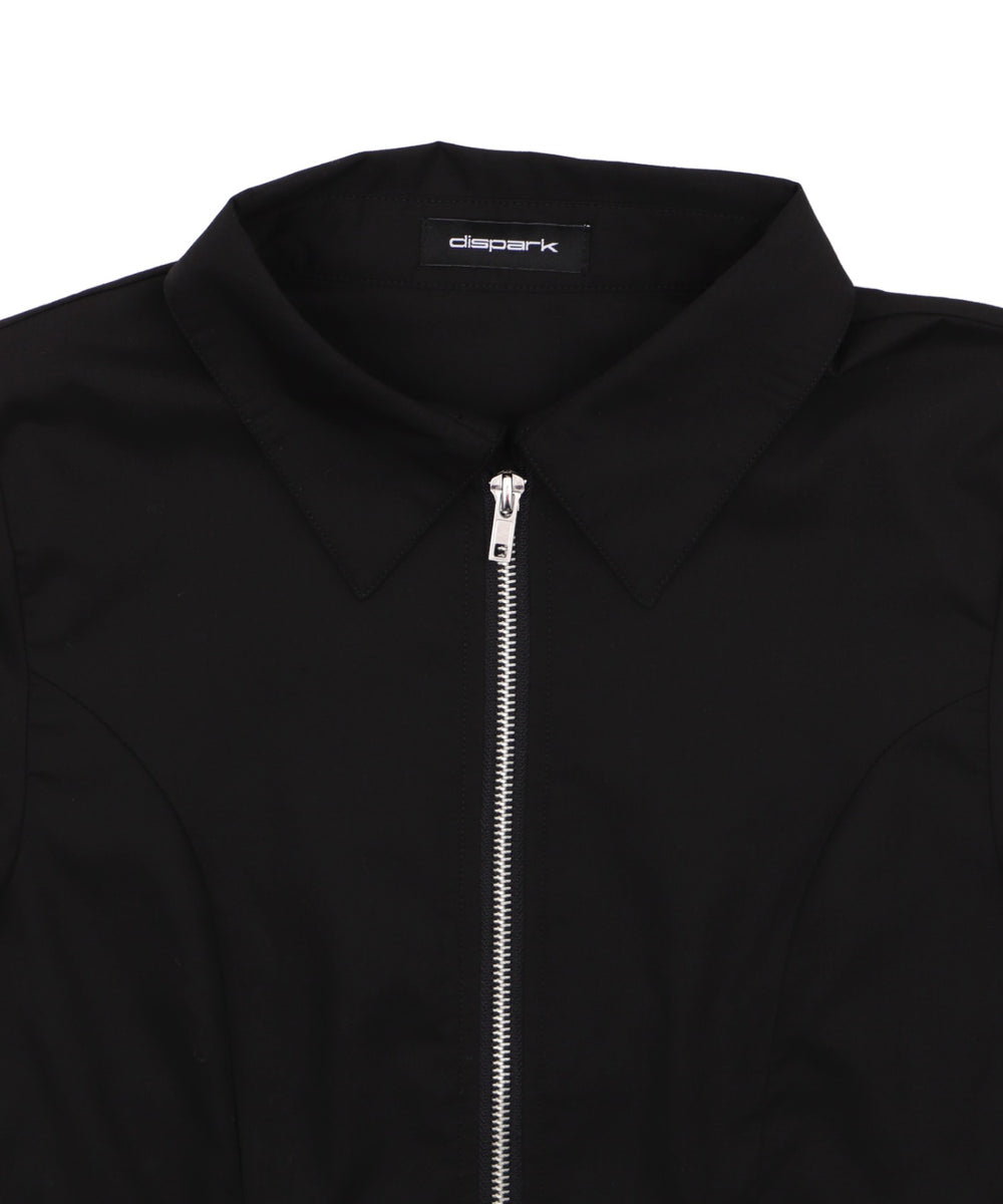 ナンバリングZIPシャツ