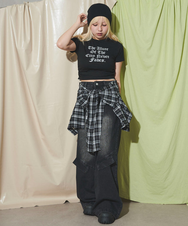 ブラック モデル：155cm M着用