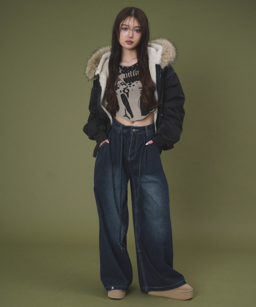 ブラック モデル：163cm F着用