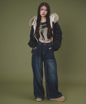 ブラック モデル：163cm F着用