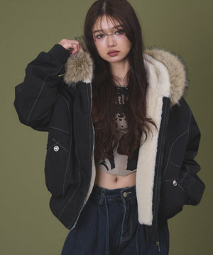 ブラック モデル：163cm F着用