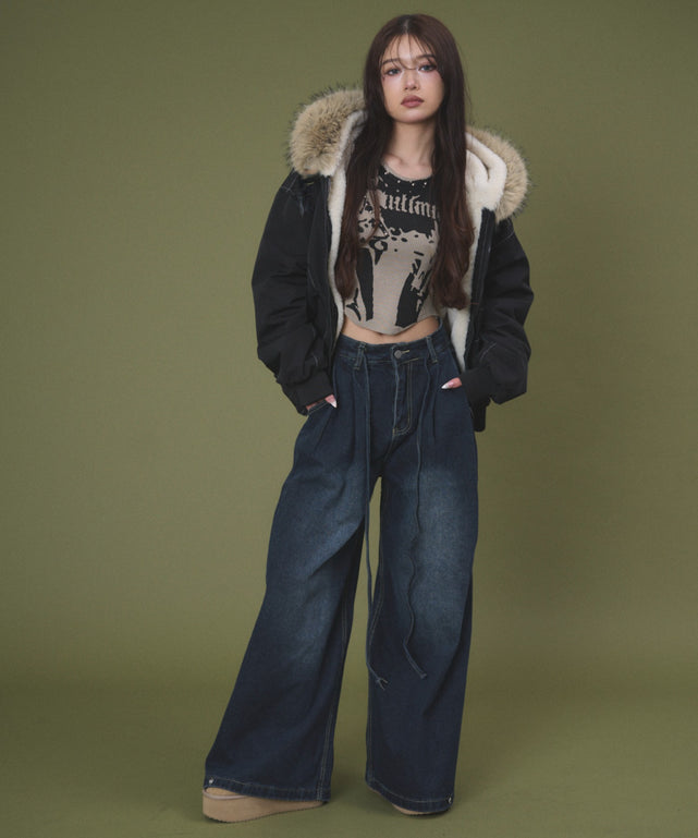ブラック モデル：163cm F着用