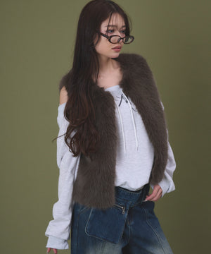 ブラウン モデル：163cm F着用