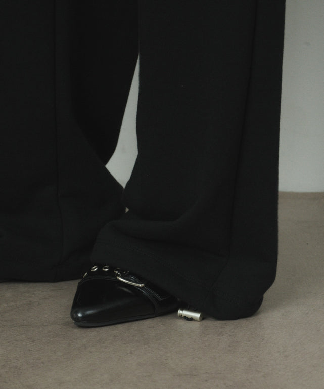 ロゴレースワイドパンツ