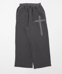 クロススタッズスウェットパンツ
