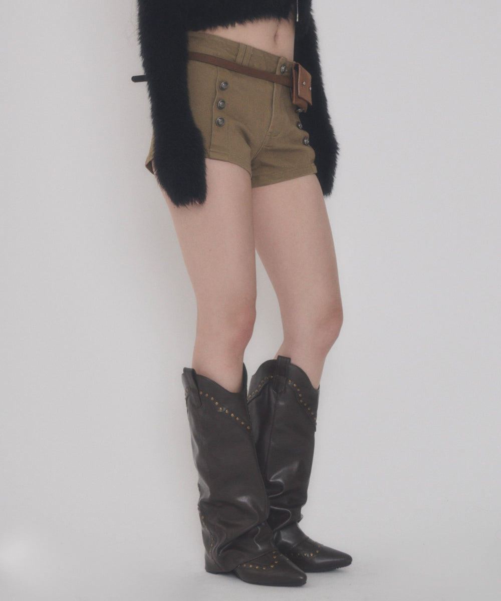 ベージュ モデル：163cm F着用