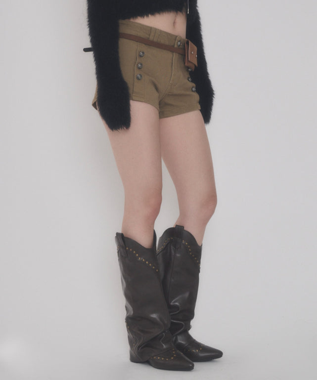ベージュ モデル：163cm F着用
