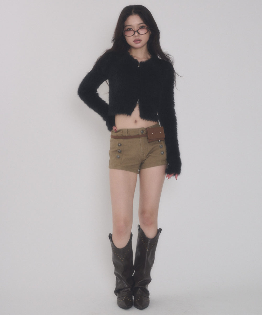 ベージュ モデル：163cm F着用