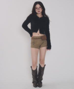 ベージュ モデル：163cm F着用