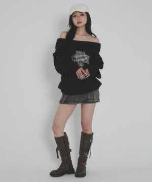 デニム モデル：163cm S着用