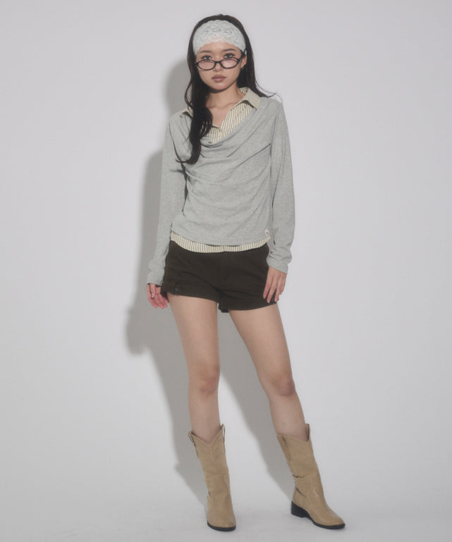 ブラウン モデル：163cm S着用