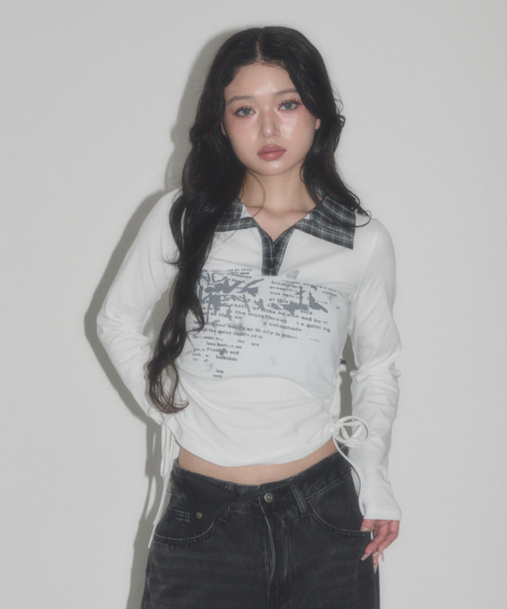 ホワイト モデル：163cm F着用