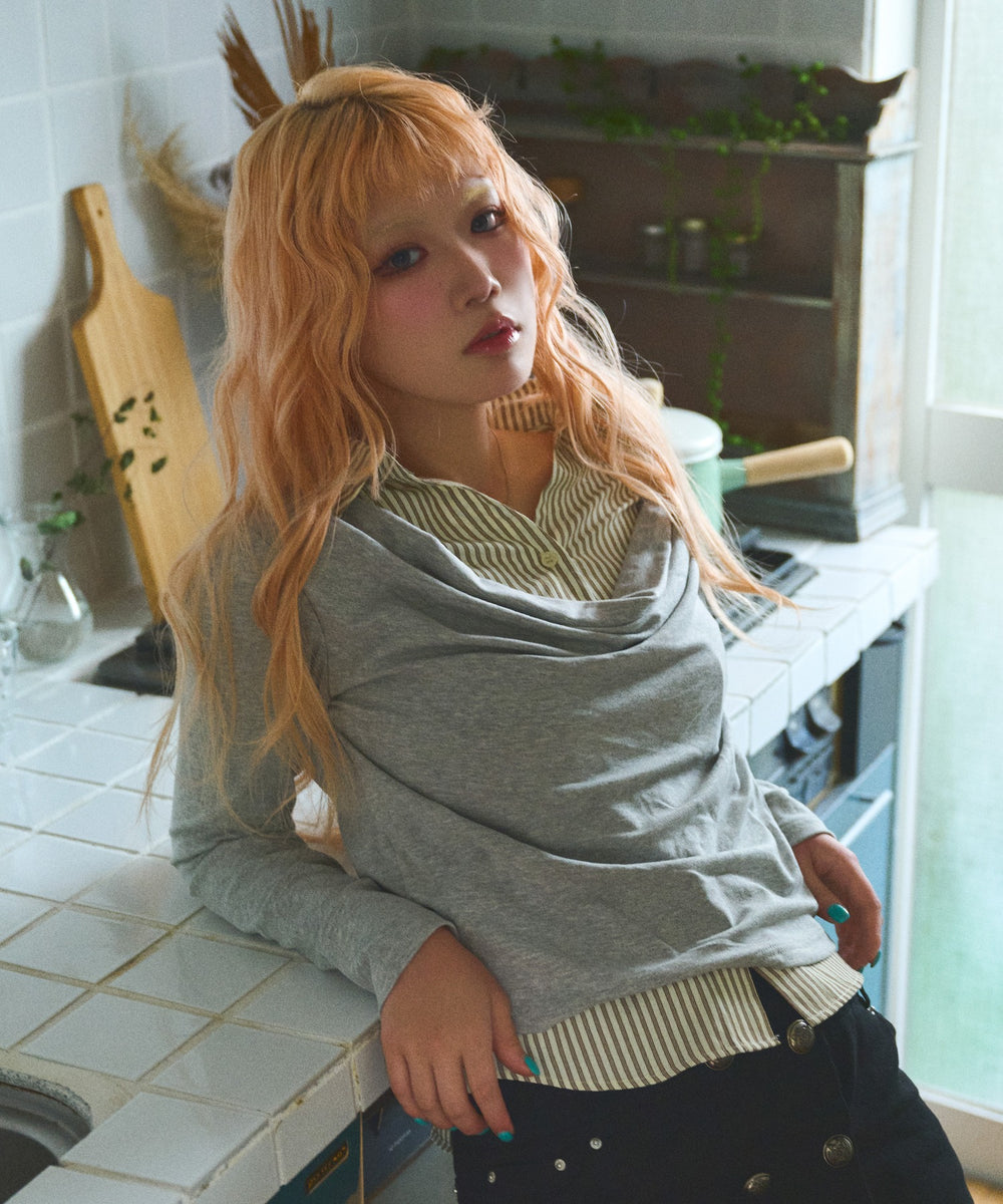 ブラウン モデル：163cm F着用