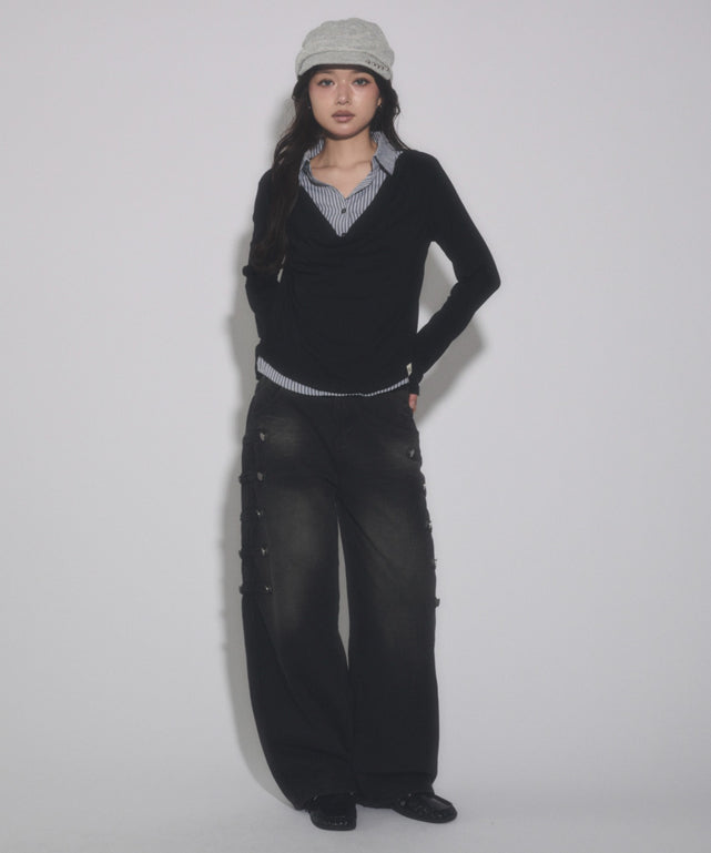 ブラック モデル：163cm F着用