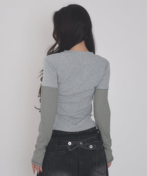 グレー モデル：163cm F着用
