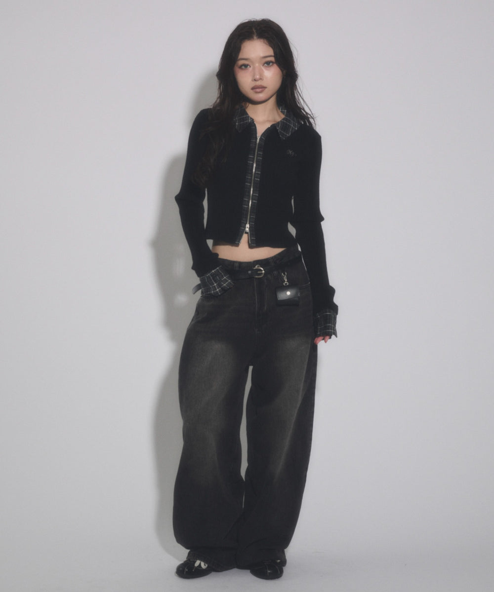 ブラック モデル：163cm F着用