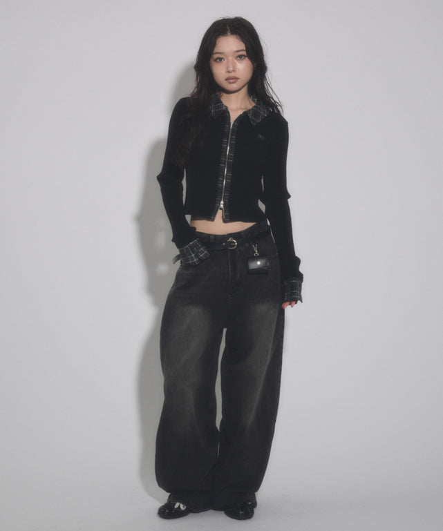 ブラック モデル：163cm F着用
