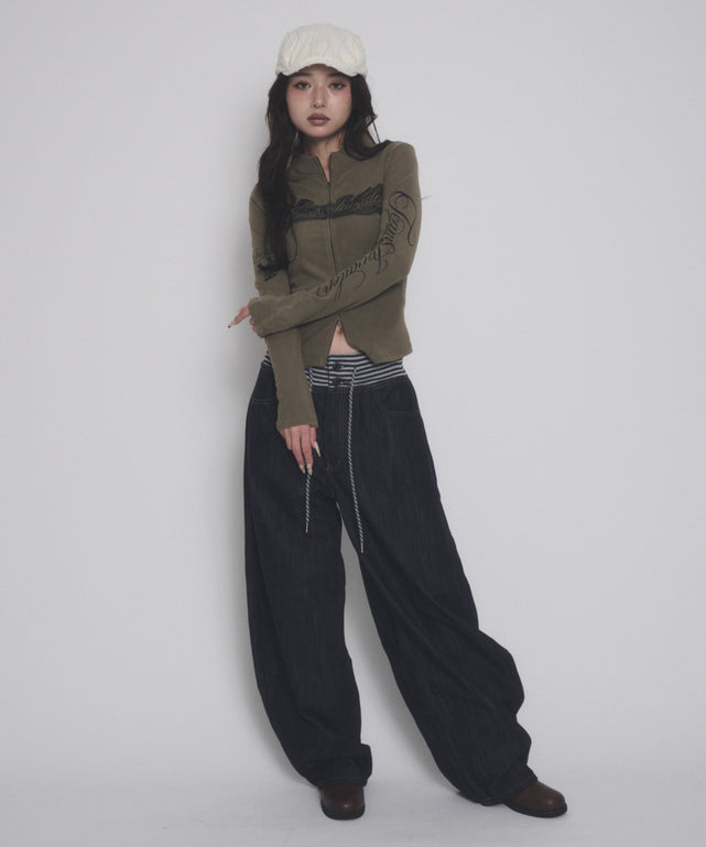 カーキ モデル：163cm F着用