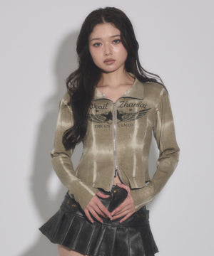 ベージュ モデル：163cm F着用