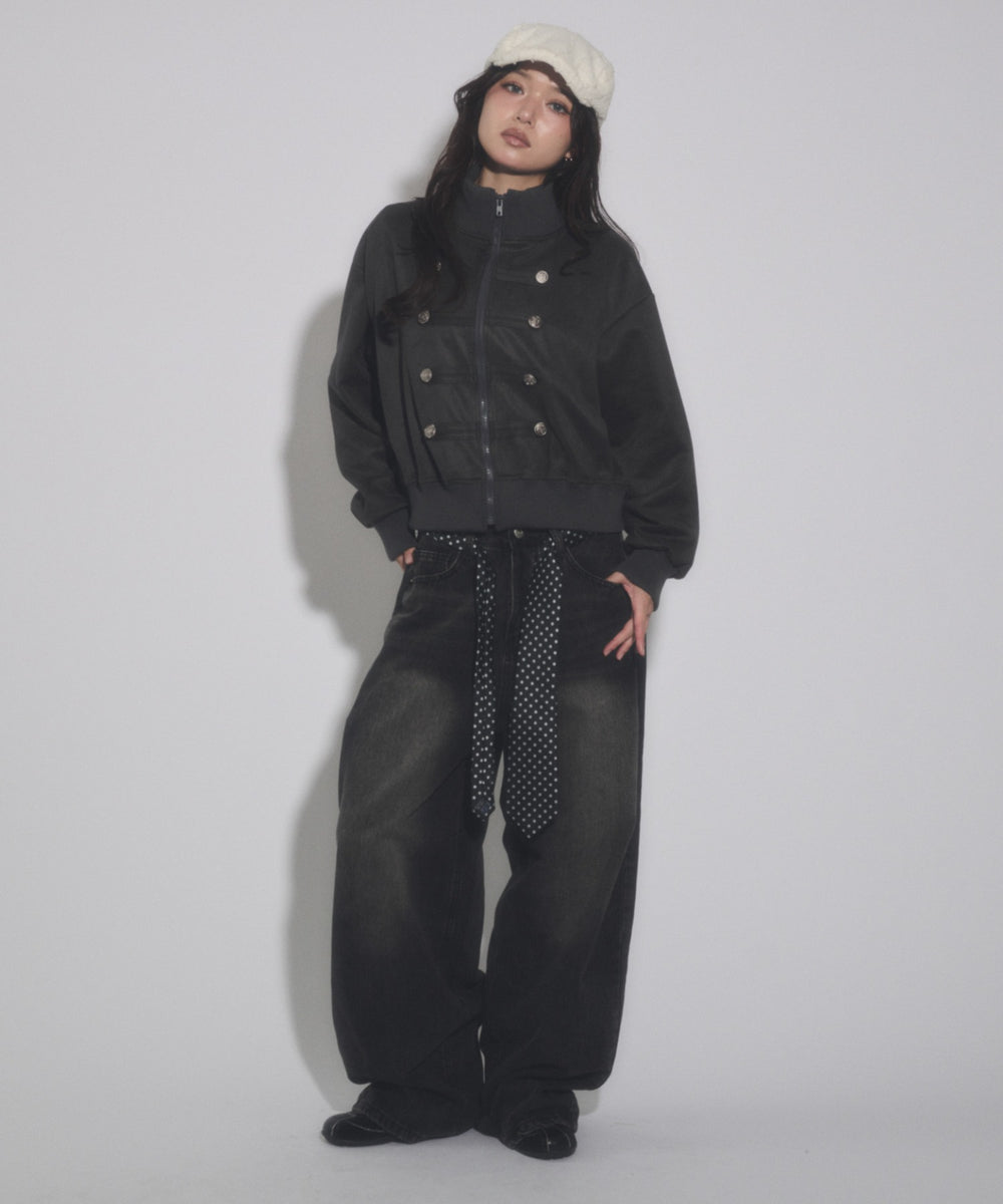 スミクロ モデル：163cm F着用