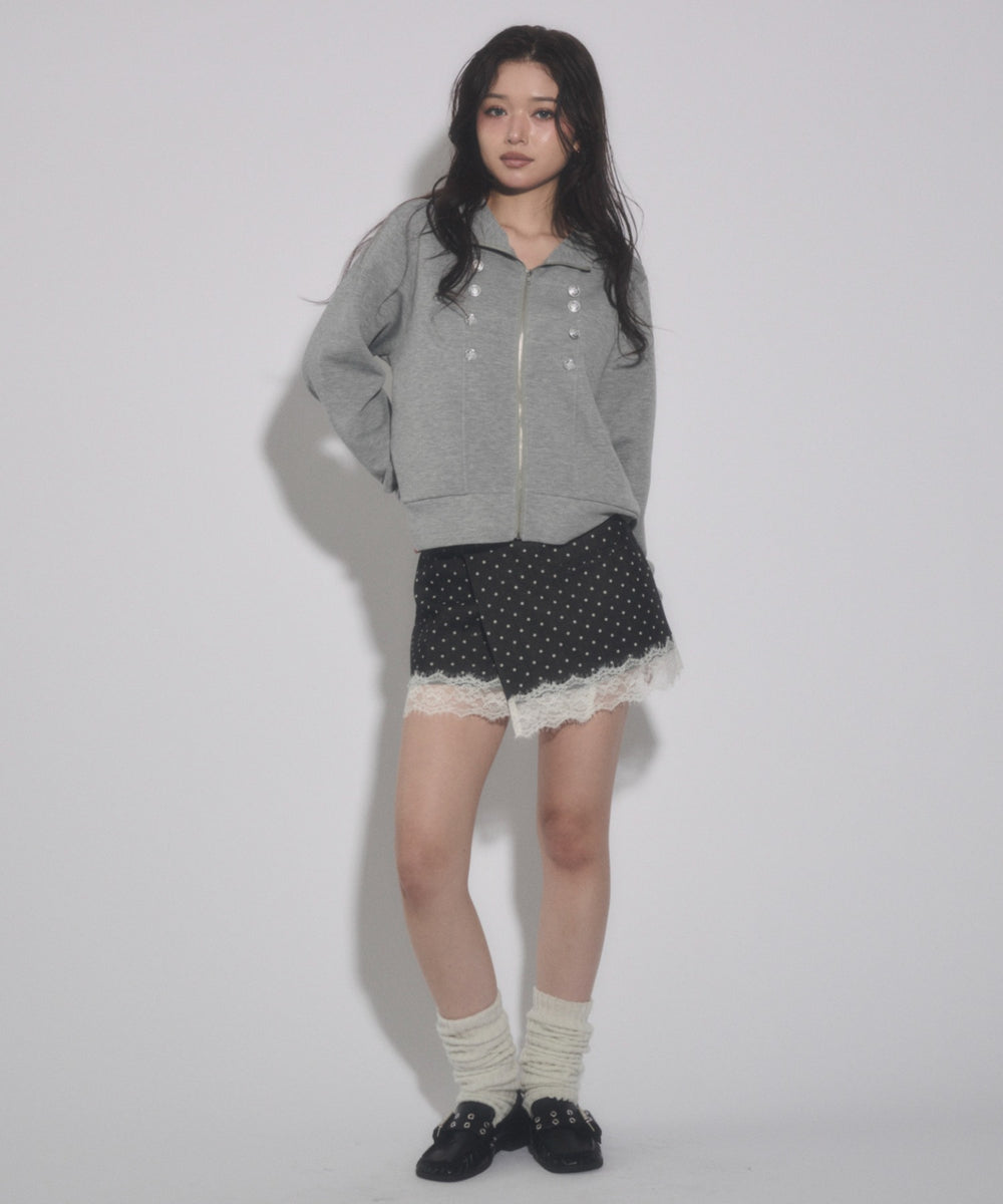 杢グレー モデル：163cm F着用