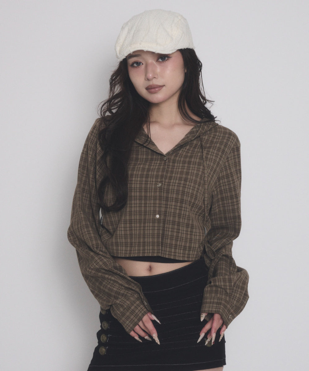 カーキ モデル：163cm F着用