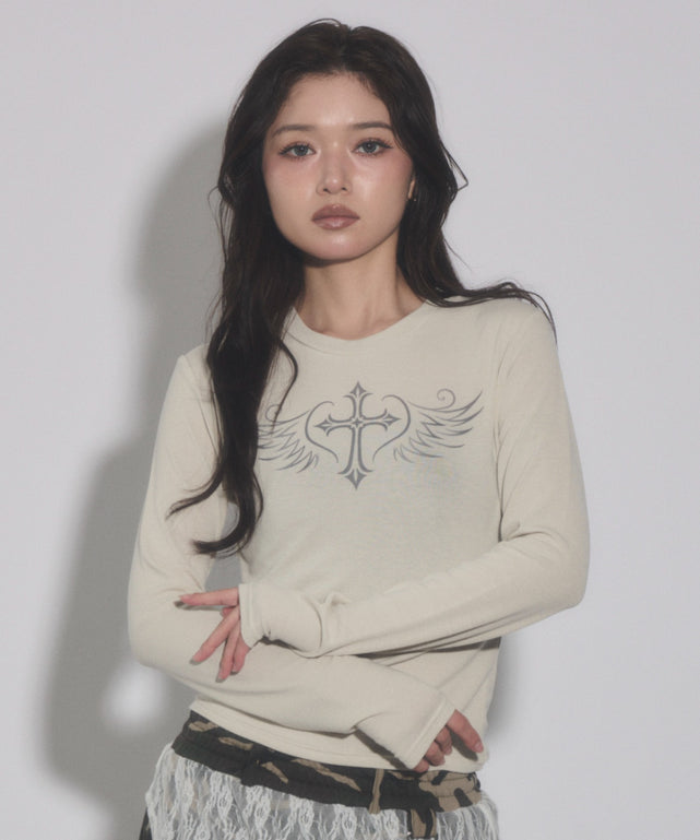 ベージュ モデル：163cm F着用
