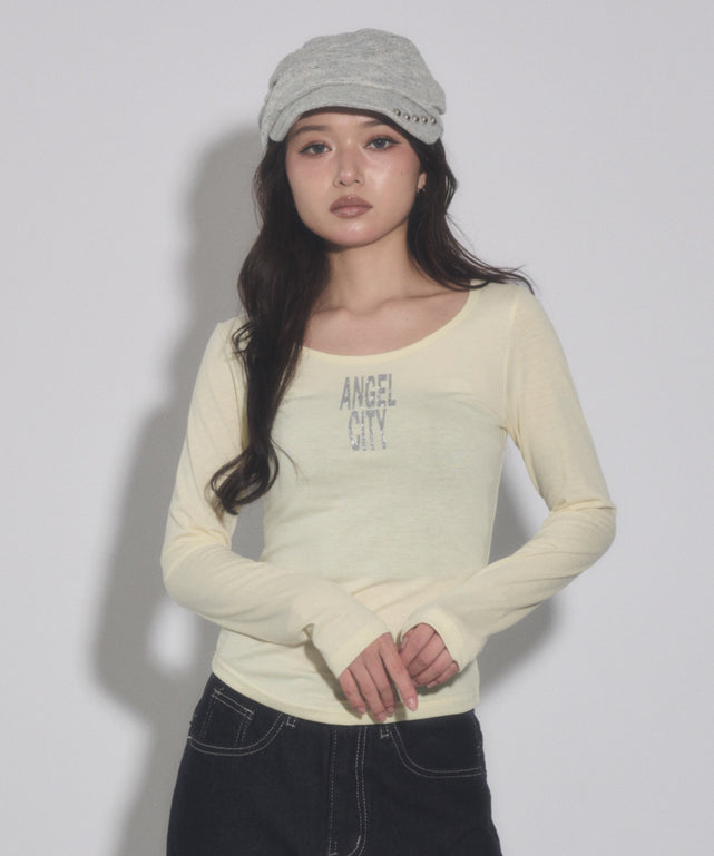 イエロー モデル：163cm F着用