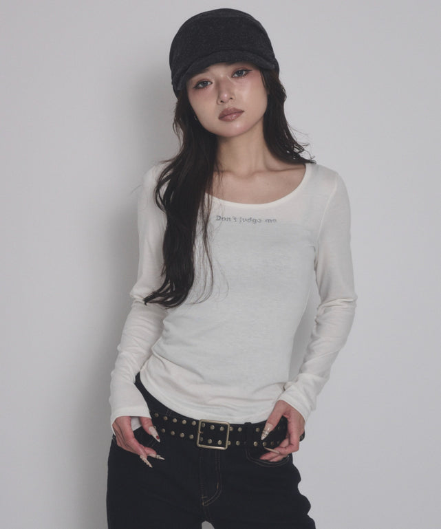 ホワイト モデル：163cm F着用