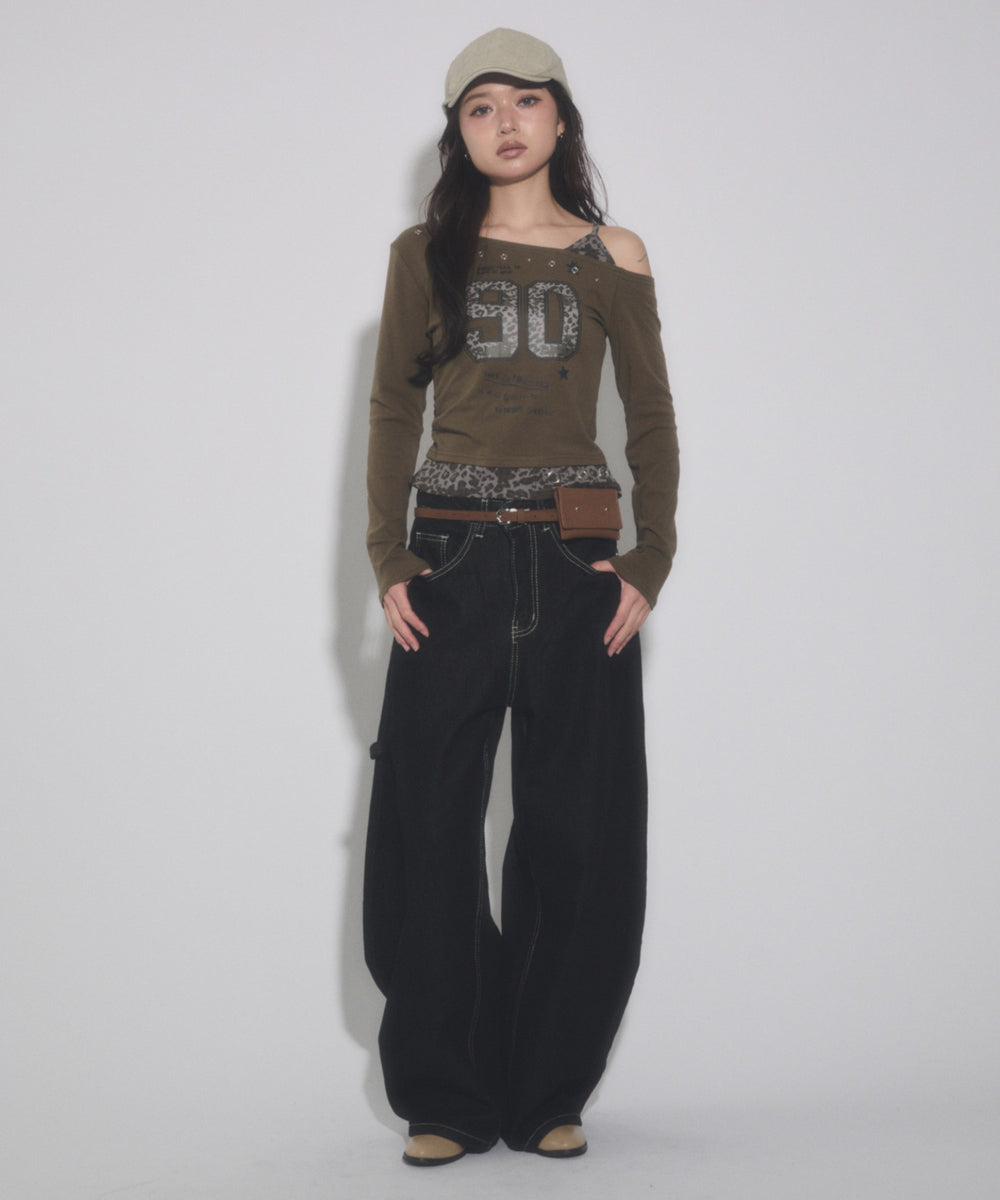カーキ モデル：163cm F着用