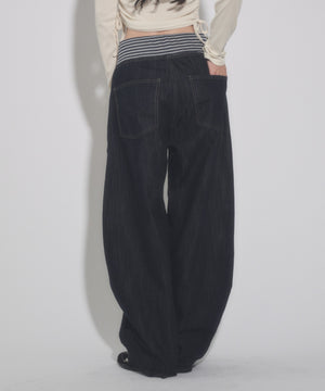 デニム モデル：163cm S着用