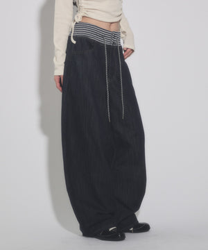 デニム モデル：163cm S着用