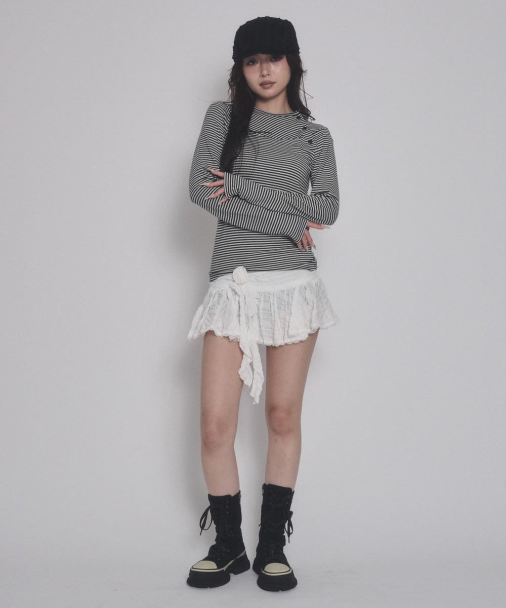 ホワイトボーダー モデル：163cm F着用