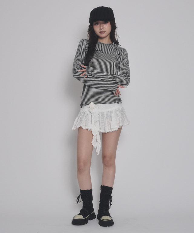 ホワイトボーダー モデル：163cm F着用