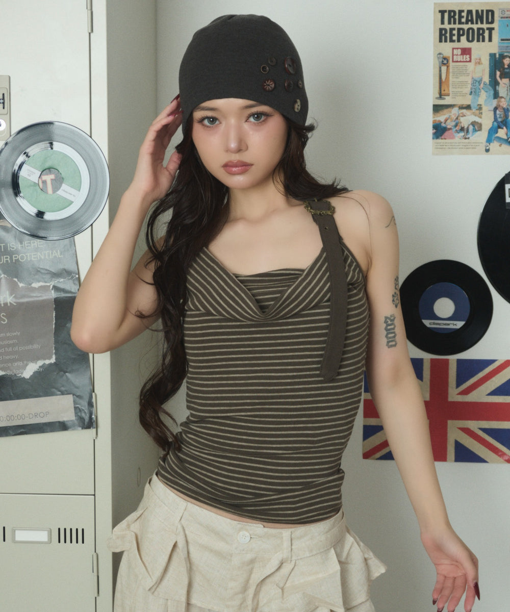 ブラウン モデル：163cm F着用