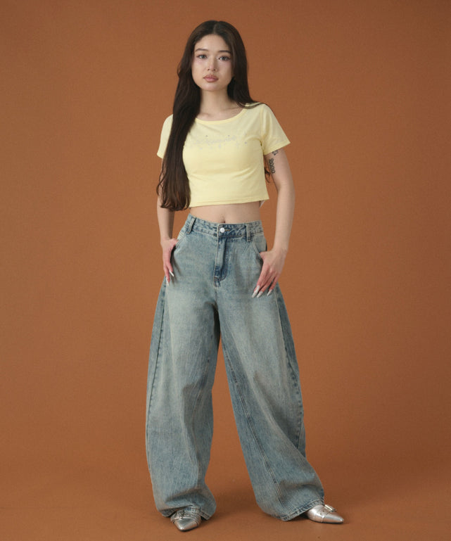 デニム淡 モデル：163cm S着用