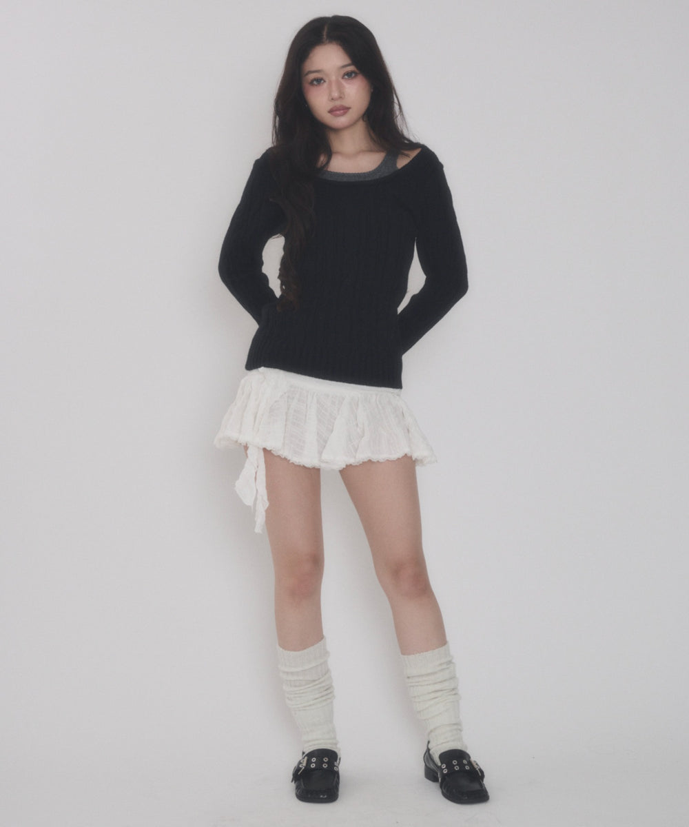 ブラック モデル：163cm F着用