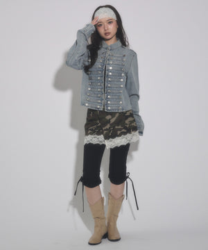 デニム淡 モデル：163cm F着用