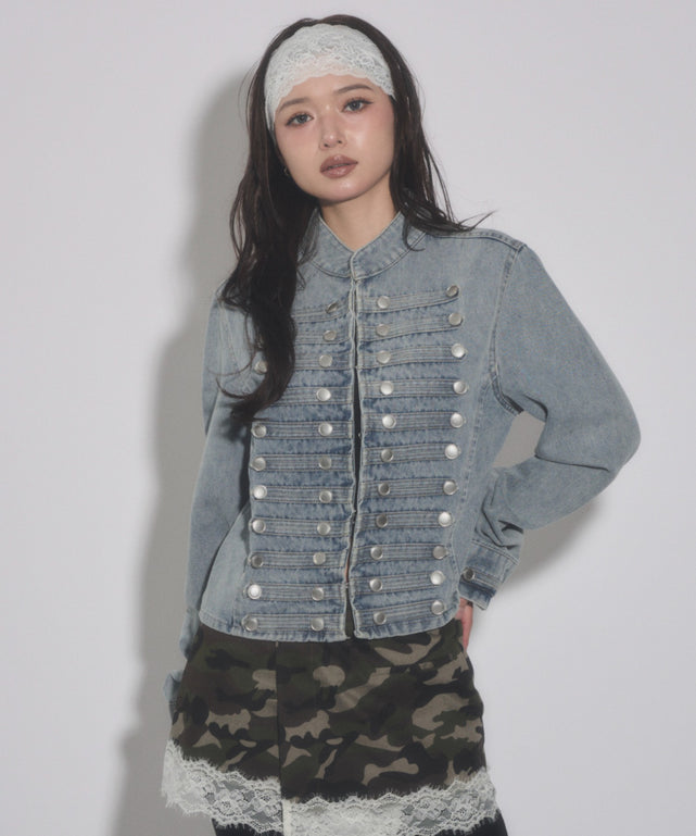 デニム淡 モデル：163cm F着用
