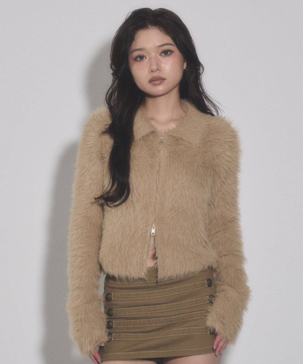 ベージュ モデル：163cm F着用