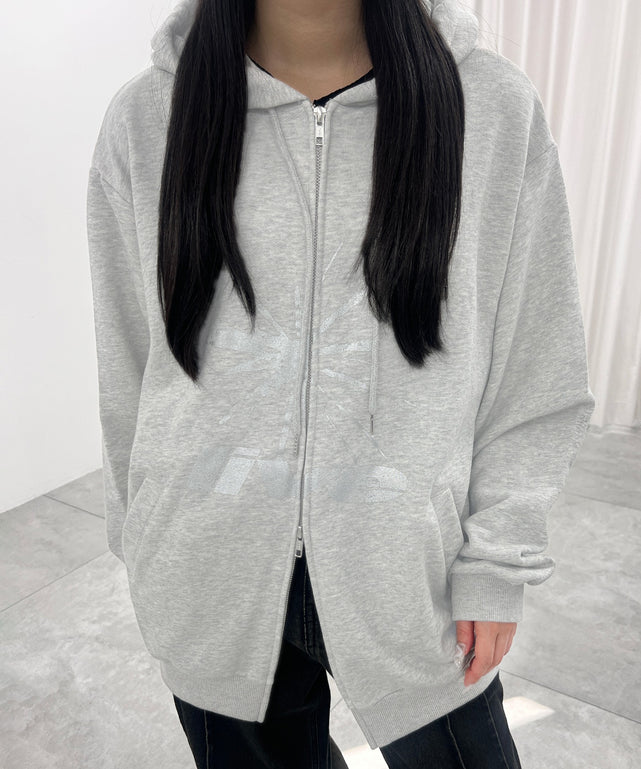 杢グレー モデル：154㎝ L着用