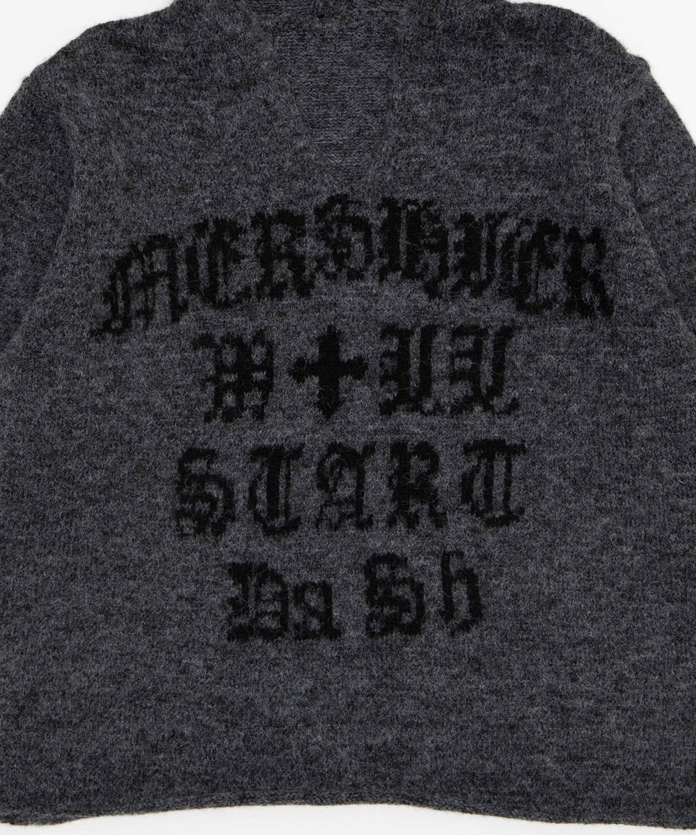 スキッパーグラフィックニット