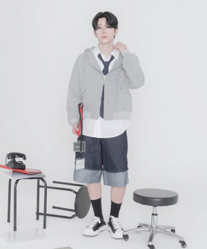 デニムインディゴ モデル:178cm L着用