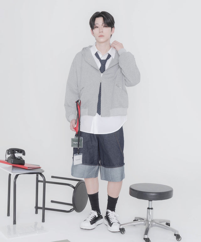 デニムインディゴ モデル:178cm L着用