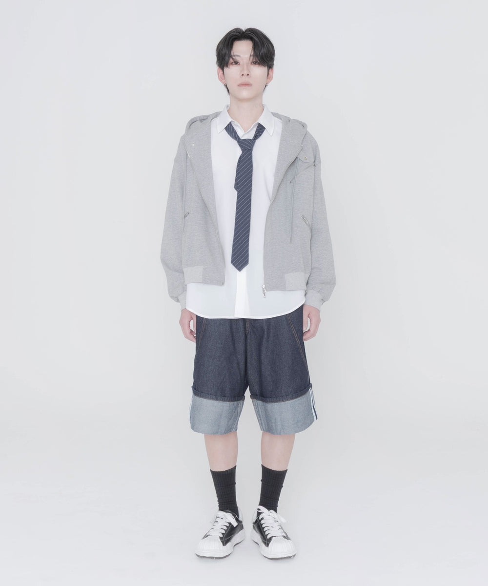デニムインディゴ モデル:178cm L着用