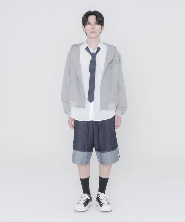デニムインディゴ モデル:178cm L着用