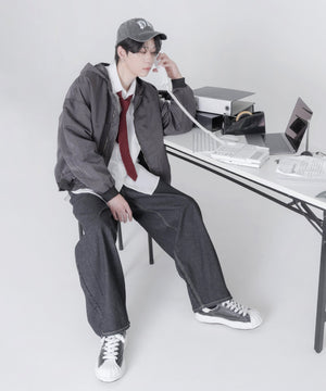デニムインディゴ モデル:178cm L着用
